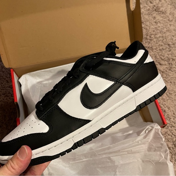 NIB Nike Dunk Low Retro "Black / White - Panda" - Picture 7 of 12